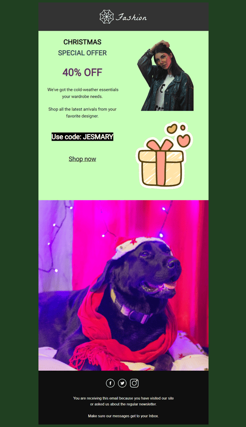 Christmas Designs Offer Email Template