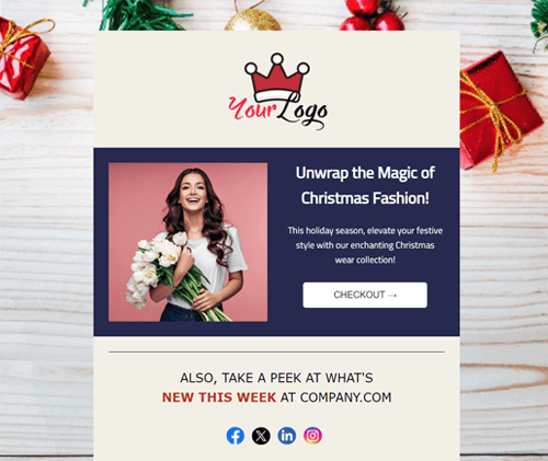 Christmas Fashion Email Template