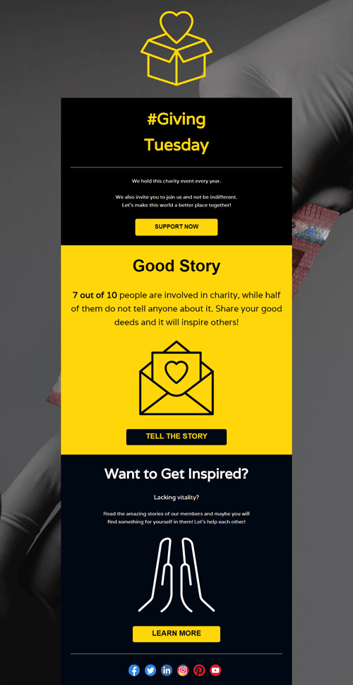 Giving Tuesday Charity Email Template