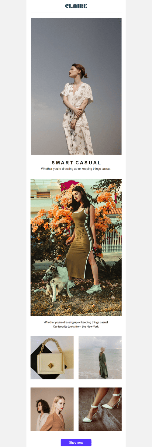 Smart Casuals Email Template